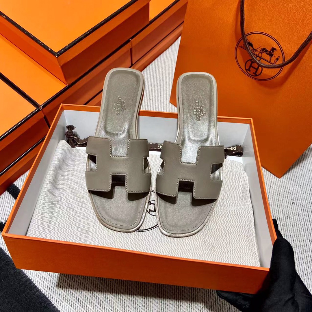 에르메스 올수공 오란 슬리퍼 샌들 스위프트 36